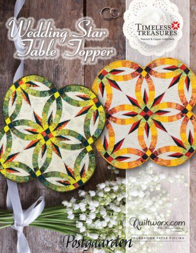 Wedding Star Table Topper - patchworkmønster