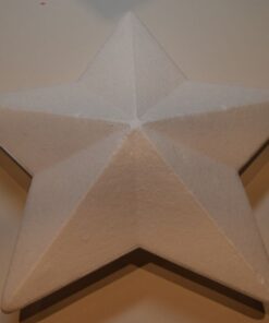 Stjerne 25 cm Styropor