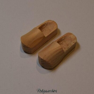 3 cm Træsko - 4 par