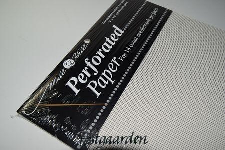 Broderipapir - Råhvid