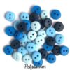 BG1354 Blues mini knapper - postgaarden.com