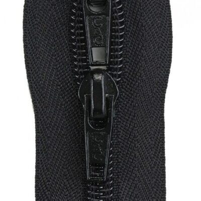 Sort Taskelynlås 46 cm (18")