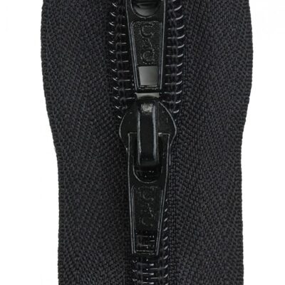 Sort Taskelynlås 55 cm (22")