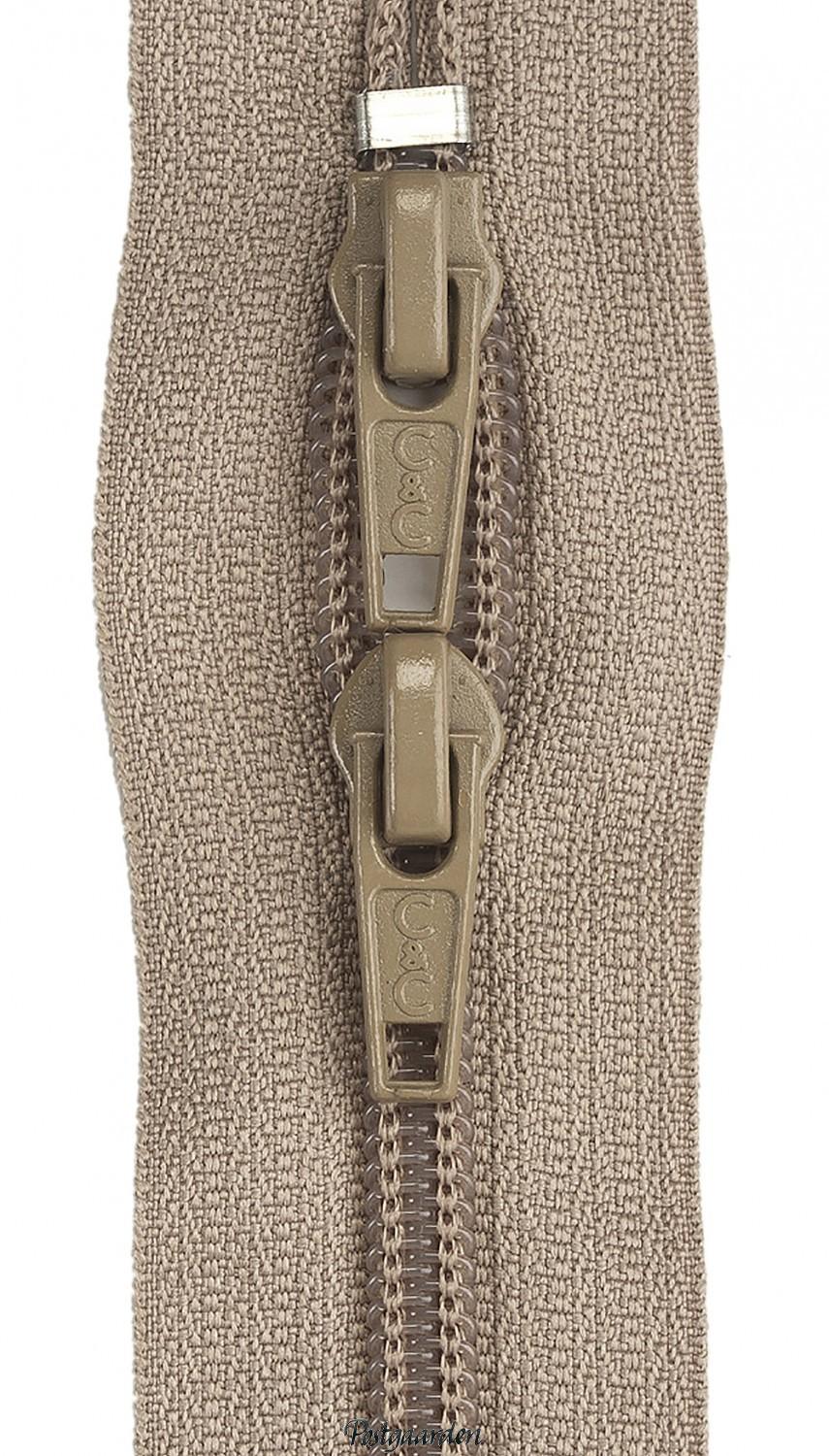 Beige Taskelynlås 55 cm (22")