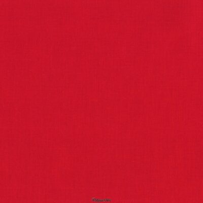 7296 Rød ensfarvet patchworkstof - Kona RED