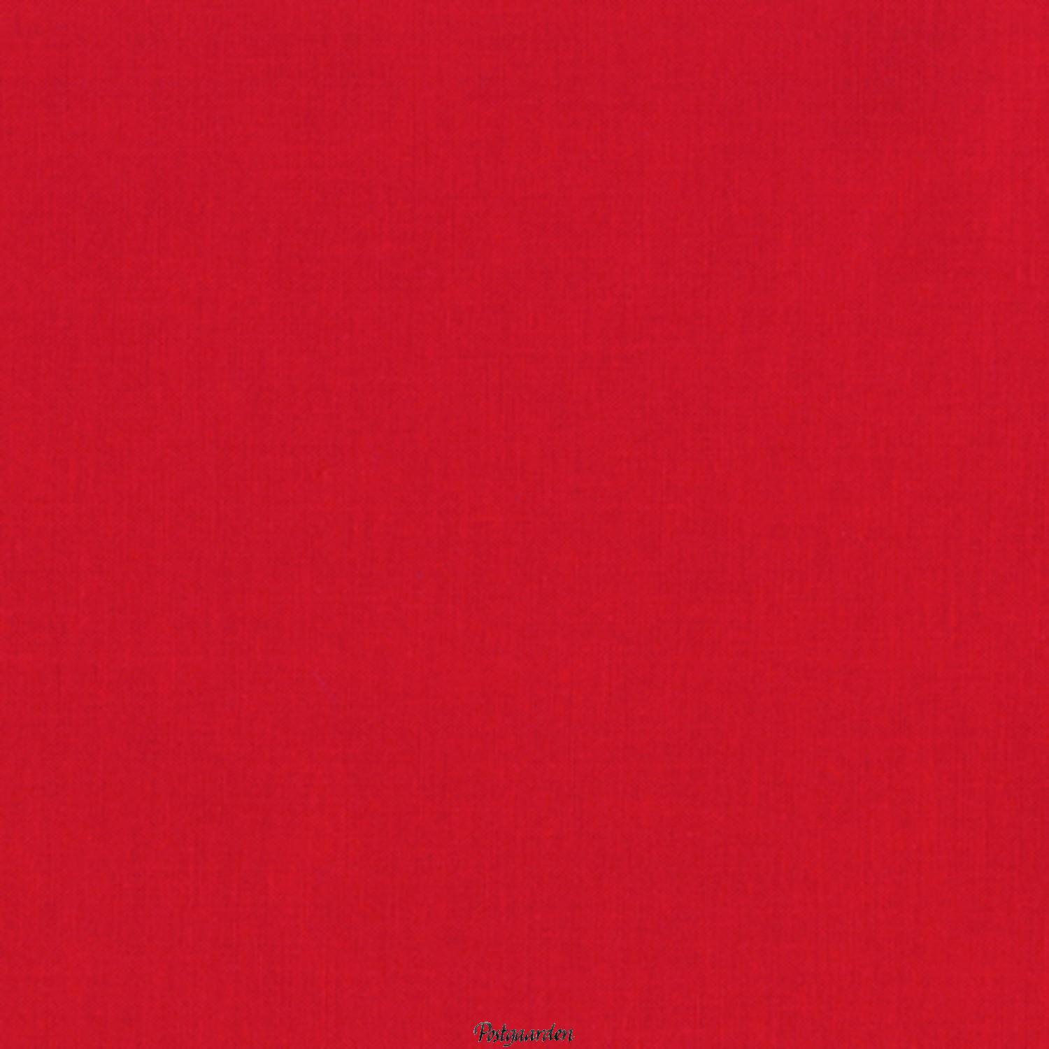 7296 Rød ensfarvet patchworkstof - Kona RED
