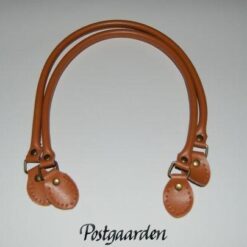 Læder håntag - Mellembrun