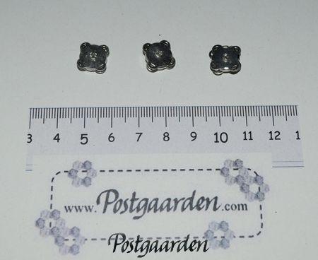 3 stk magnetknapper sølv 10 mm