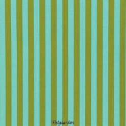 7304 Grøn Tyrkis Strib Tula Pink Patchworkstof