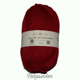 136 - Cardinal Pure Wool Superwash Worsted Rowan Garn
