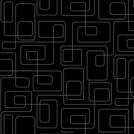 7321 - Sort patchworkstof med grå firkanter