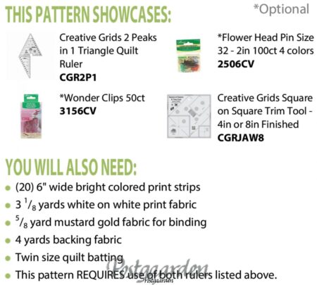 CLPJAW068 Snails Trail al Fresco - materialeliste