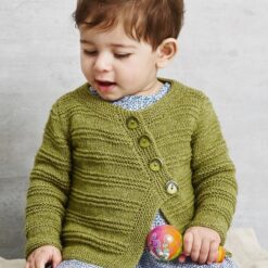 893421 Trøje med skrå lukning og retriller i Esther by Permin