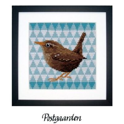 70-0410 gærdesmutte fru zippe broderikit - postgaarden.com