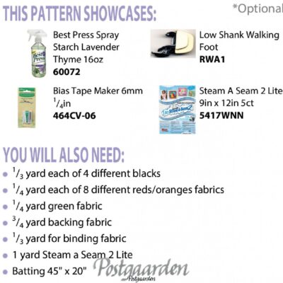 CLPLCR007 Poppies materialeliste