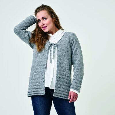 Trøje med retrille-felter Luna by Permin