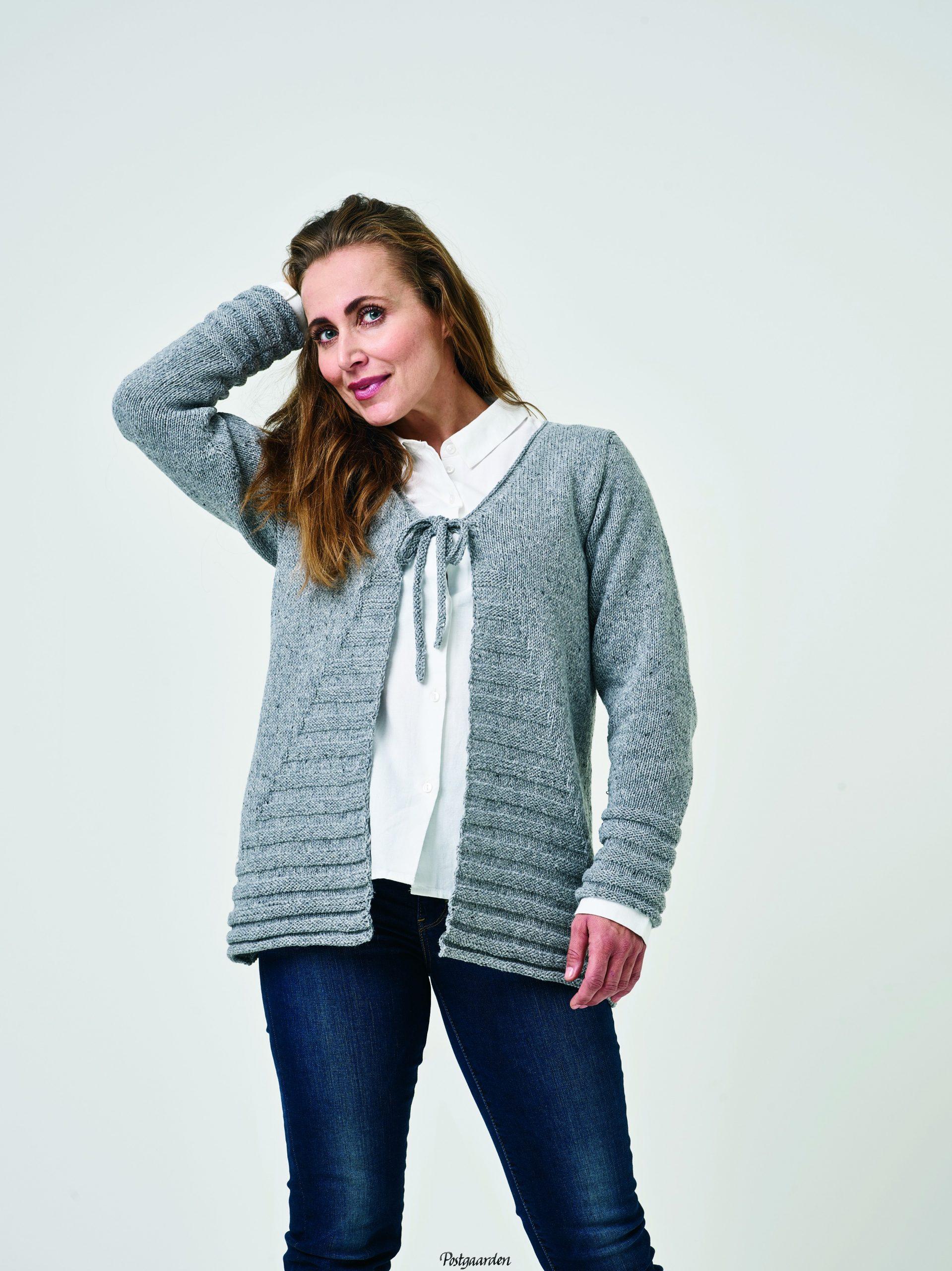 Trøje med retrille-felter Luna by Permin