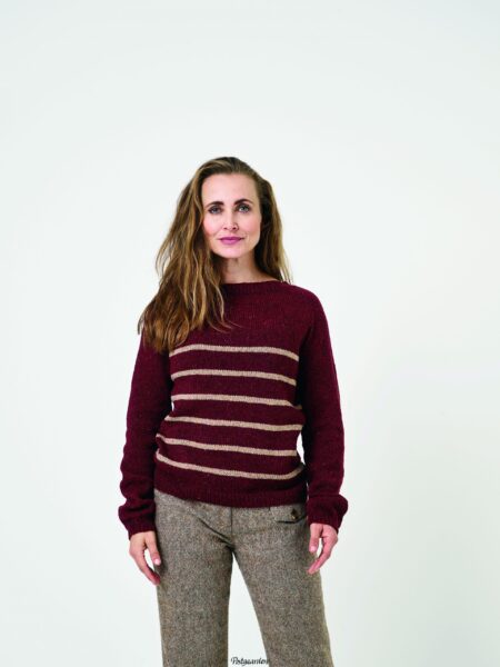 899002 Stribet Raglanbluse Luna by Permin