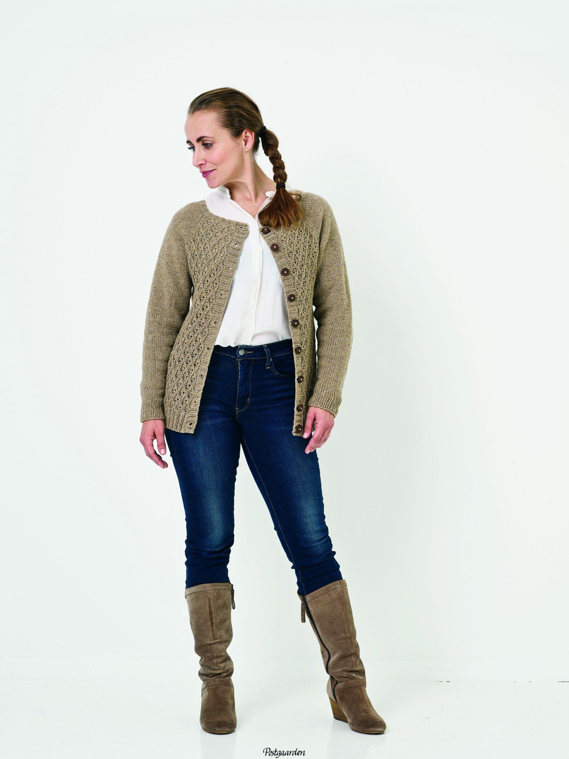 899003 Trøje med mønstret krop Luna by Permin