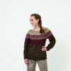 899006 Mønstret Sweater Luna by Permin
