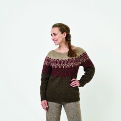 899006 Mønstret Sweater Luna by Permin