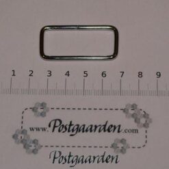 Ring firkantet 21 x 45 mm Sølv