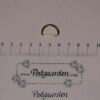 D-ring guld 20 mm