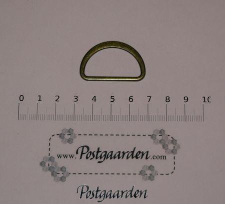 D-ring 37 mm Gl. Guld