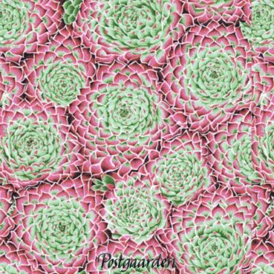 7383 - Pink Sukkulenter patchworkstof