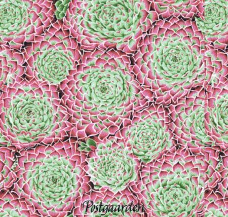 7383 - Pink Sukkulenter patchworkstof