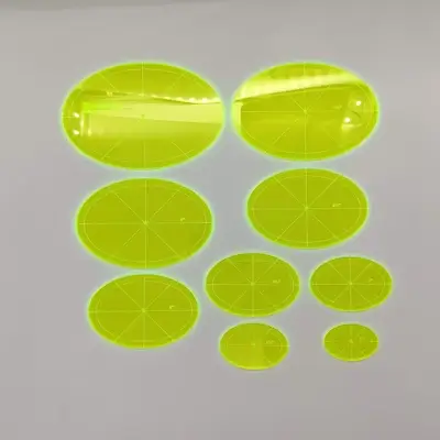 small oval linealer til patchwork - VOS