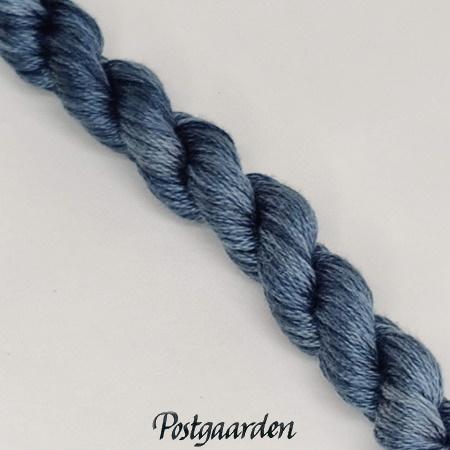 CH15 Charcoal broderigarn håndfarvet bomuld - postgaarden.com
