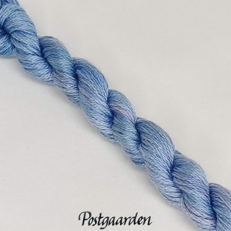 CH21 cornflower broderigarn håndfarvet bomuld - postgaarden.com