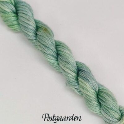 CH40 green apples broderigarn håndfarvet bomuld - postgaarden.com