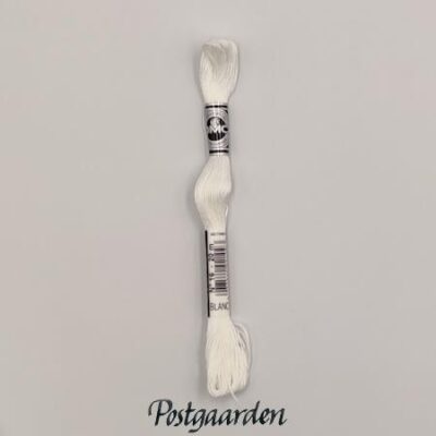DMC 16 Blanc navnegarn broderigarn - postgaarden.com