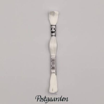 DMC 25 Blanc navnegarn broderigarn - postgaarden.com