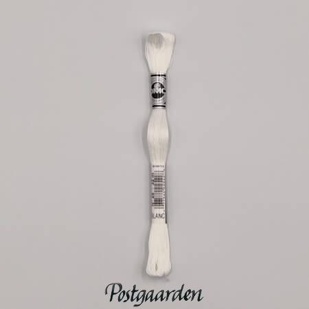DMC 25 Blanc navnegarn broderigarn - postgaarden.com