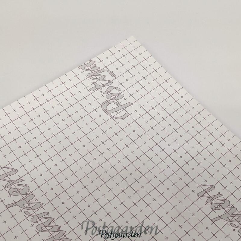 PWK100 Patchworkkarton med tern i cm