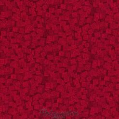 Rød m. firkanter 7412