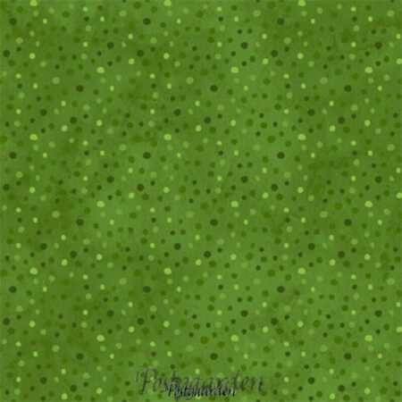 7422 mellemgrøn patchworkstof med prikker
