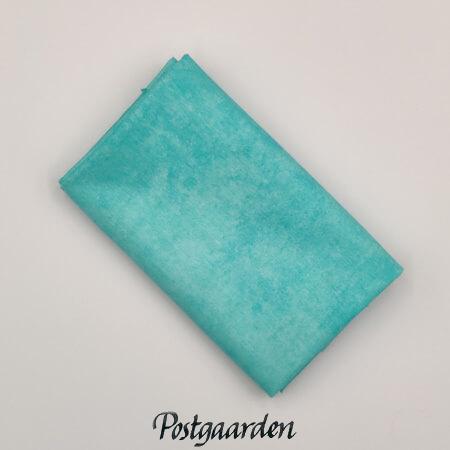 FQ7365 Turkis meleret patchworkstof - postgaarden.com