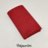 FQ7487 Rød med geometrisk mønster patchworkstof - postgaarden.com