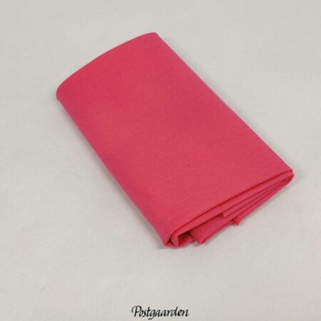 Pink ensfarvet bomuldsstof patchworkstof - postgaarden.com