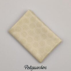 FQ7923 cream med cirkler streger patchworkstof - postgaarden.com