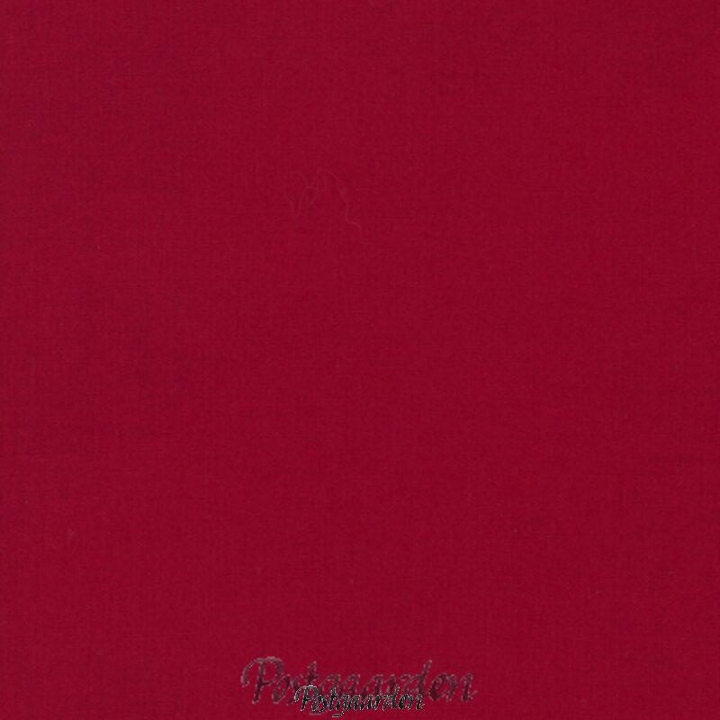 7416 Rød ensfarvet patchworkstof - KONA - RICH RED