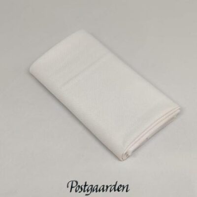 Kona Snow råhvid ensfarvet bomuldsstof fra Postgaarden.com