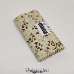 FQ6744 - Lysbrun med bladranker patchworkstof