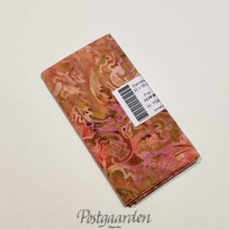 FQ6619 6619 Lyserød med mønster bali batik patchworkstof