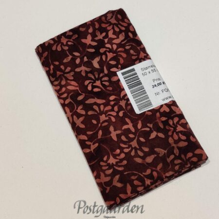 FQ6769 6769 Bordeaux m. blomster - Bali/Batik patchworkstof