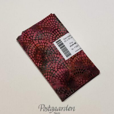 FQ6771 6771 Pink/Tyrkis brosten - Bali/Batik patchworkstof